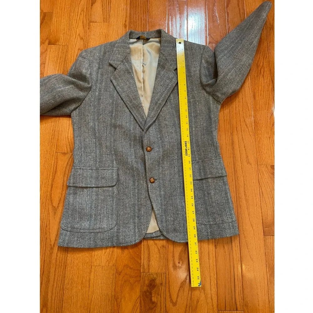 Vintage Pendleton Wool Blazer Herringbone Tweed Mens‎ 44 Classic Sport Coat